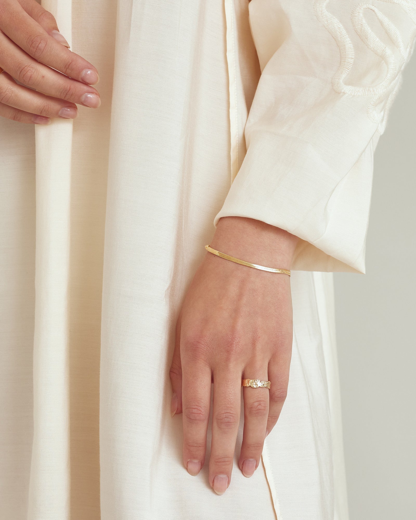 Laura Slangekæde Armbånd - 18 karat forgyldt