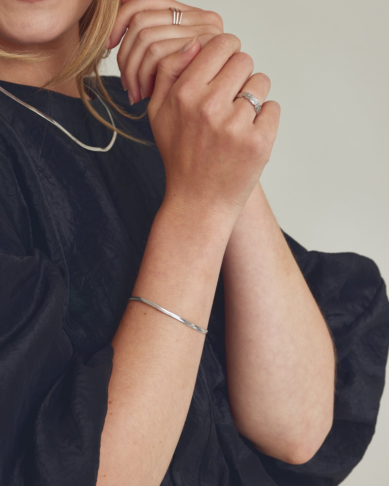 Laura Bracelet - Silver Plated