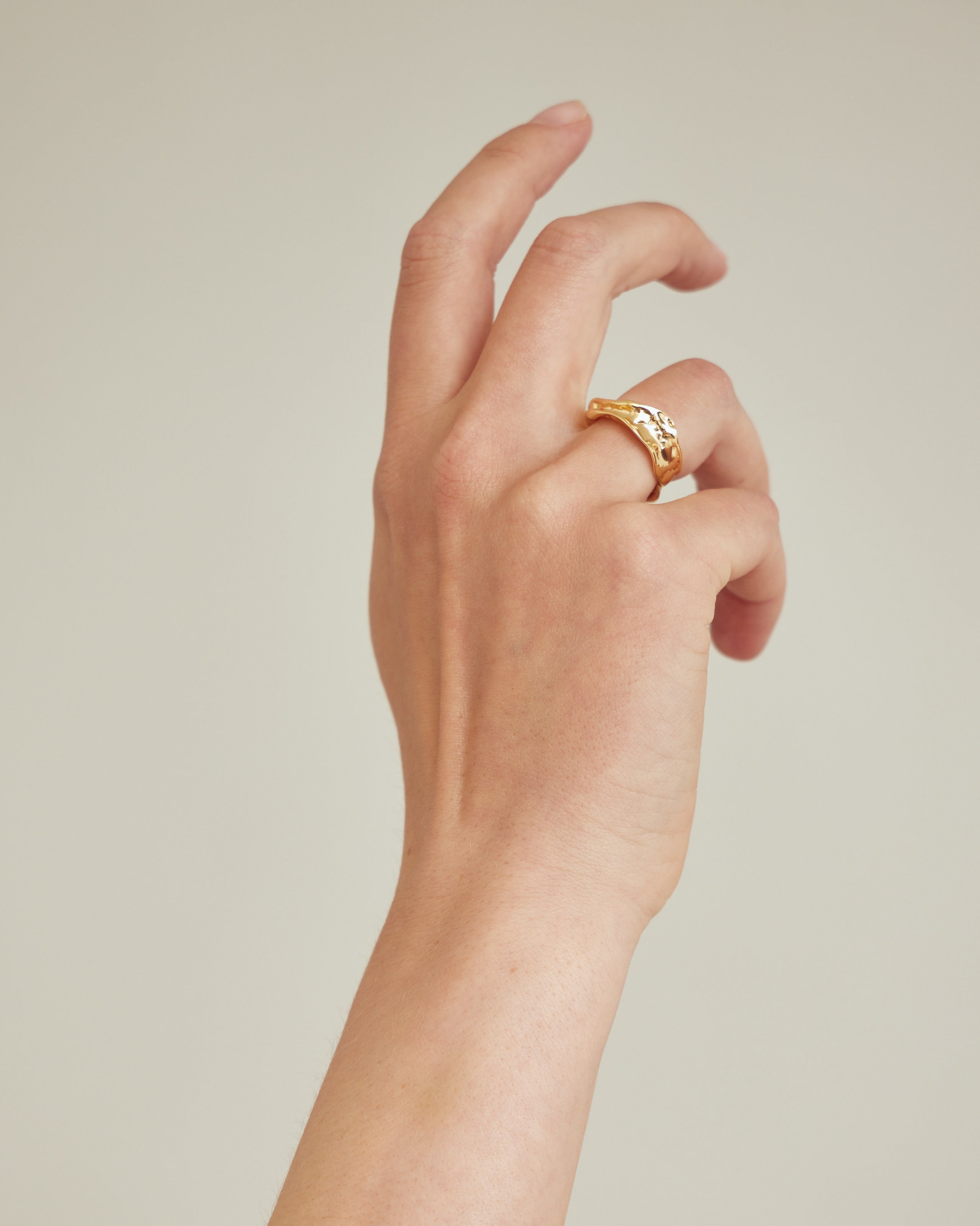 Ofelia Ring - 18 karat forgyldt