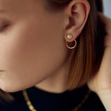 Smykkesæt - Scarlett Øreringe / Scarlett Ring - 18 karat forgyldt